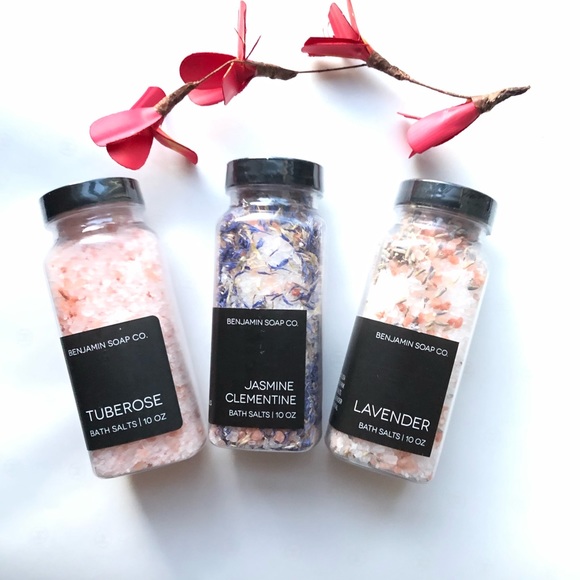 X S O L D X Natural Bath Salts Set of 3 - Picture 1 of 8